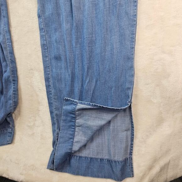 Cloth & Stone Paper Bag Relaxed Denim Jeans 28 Wide Leg Women’s Anthropologie - Picture 6 of 11